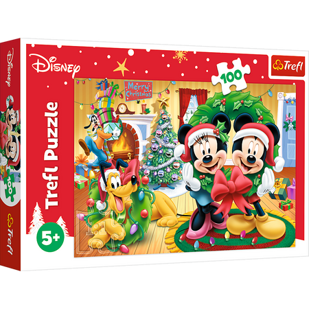 Puzzle Trefl 100 Magia Świąt Disney