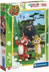 Clementoni Puzzle 104 elementy Leo & Tig