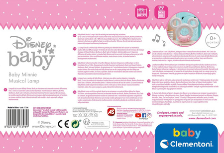 Clementoni baby projektor mała minnie