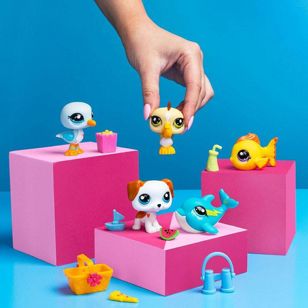 LITTLEST PET SHOP ZESTAW G7 S1 PLAŻA Z 5 FIGURKAMI 005172