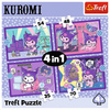 Puzzle Trefl 4w1 Dzień Kuromi Hello Kitty 346763