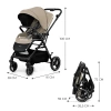 Kinderkraft Yoxi Beige 924639 wózek spacerowy