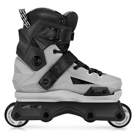 Łyżworolki SHAPEZ rozmiar 38/39 Grey 408686 - do jazdy agresywnej 