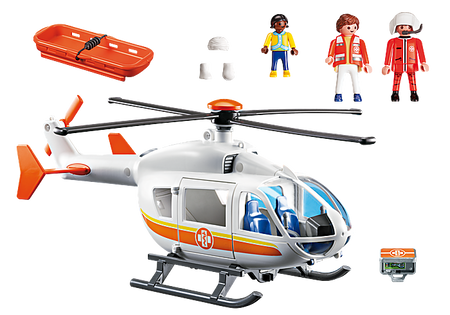 Playmobil 6686 city life śmigłowiec ratunkowy 