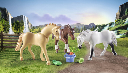 Playmobil 71356 3 Konie Morgan, Quarter Horse i Angloar 713568