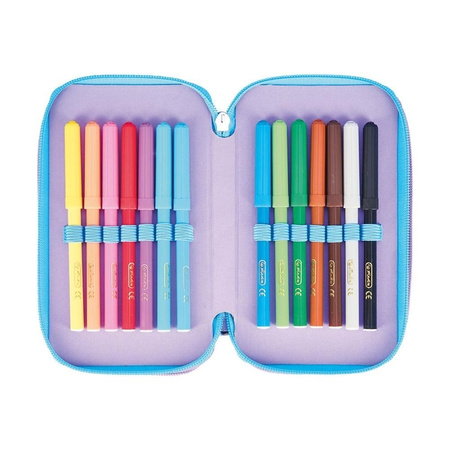 Herlitz Piórnik potrójny 31cz.Little Monster 399478