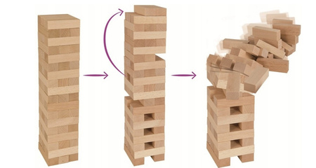 EICHHORN Gra Drewniana chwiejąca wieża 004182