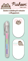 ZESTAW NOTESÓW 30k 2 szt Z DŁUGOPISEM(mini) PUSHEEN 651946