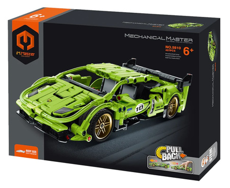 IM MASTER Klocki Super Auto zielone 457el 040226