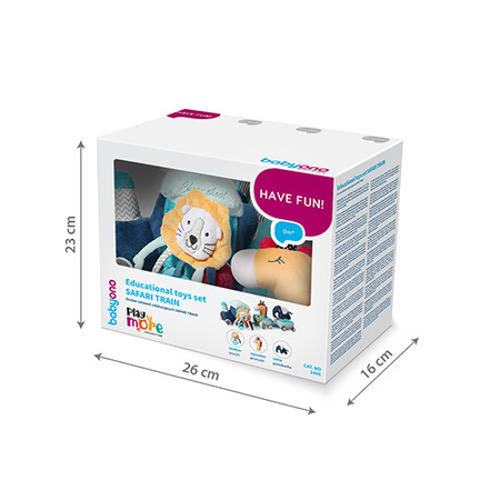 Babyono Zawieszka edukacyjna zawieszka do wózka Safari Train 413975