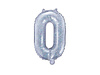 Balon foliowy cyfra 0 holograficzny 35cm 792869