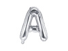 Balon foliowy litera "a", 35cm, srebrny