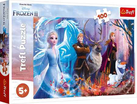 Puzzle Trefl 100 Magia Krainy Lodu Disney Frozen 2