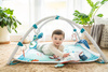 Tiny Love Gimnastyka mata edukacyjna z pałąkami i karuzelą 2w1 Skarby oceanu 862713