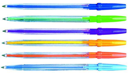 Długopis 6kol Fluo Mix Aa944 601877