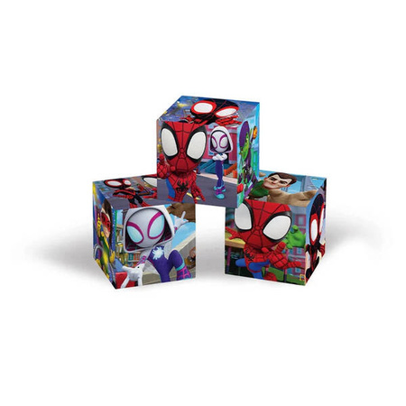 Clementoni Cubi Klocki 6 Spidey&His amazing friends 406616