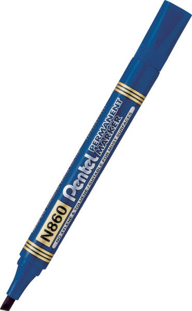 Pentel Marker permanentny 1.2-4.0mm niebieski ścięty N860 070487