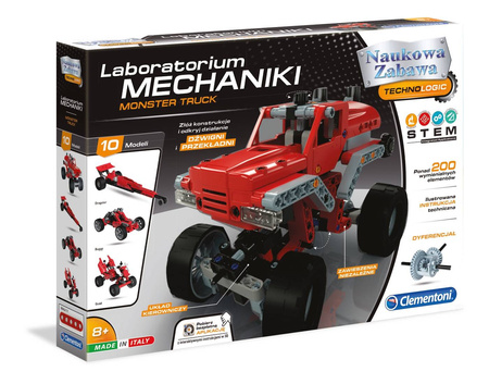 Clementoni laboratorium mechaniki-monster truck 500628