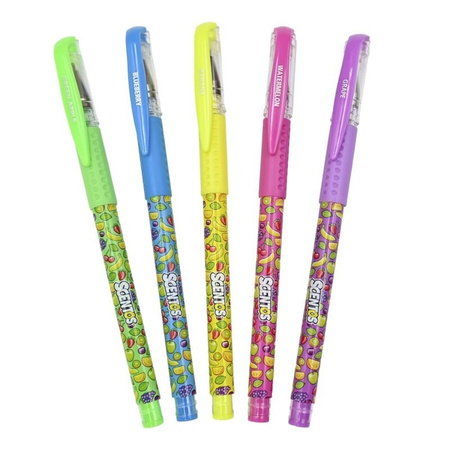 Scentos Pachnące długopisy żelowe neon 5 szt. 609163