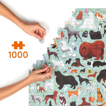 CzuCzu Puzzlove Psy puzzle rodzinne 1000el. 493228