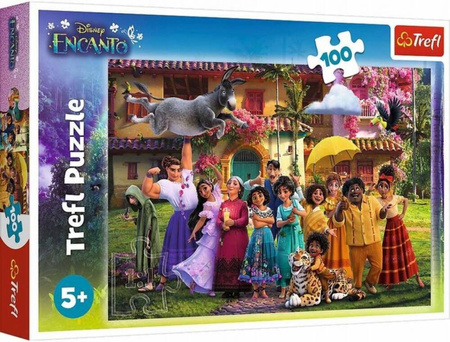 Puzzle Trefl 100 Magia czeka w Encanto 164459