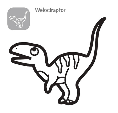 Książeczka Gruba krecha Dinozaur 072112