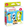 Czuczu: puzzle do pary - zwierzątka 2+ 490685