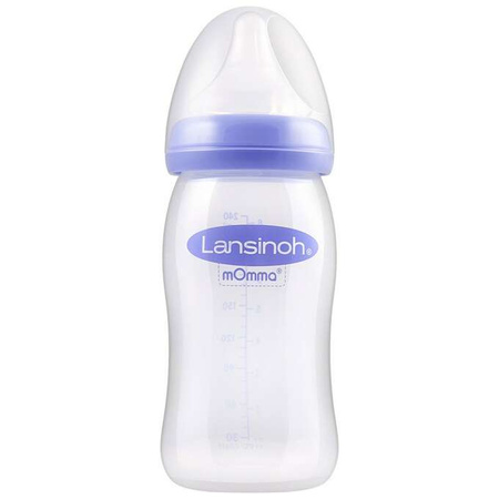 Lansinoh butelka 240ml ze smoczkiem naturalwave 999518