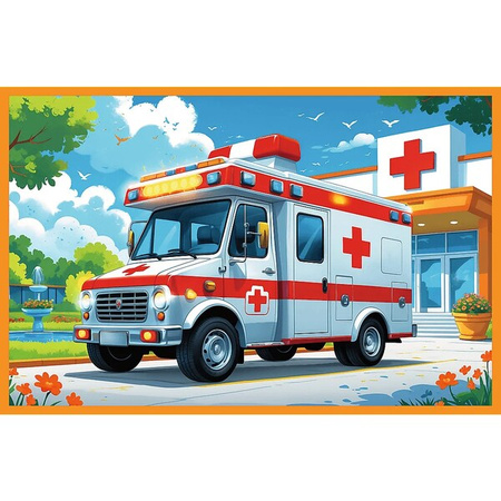 Puzzle Trefl 2x24 W krainie radości 344479