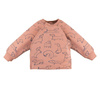 Bluza niemowlęca rozpinana bokiem LAZY DAYS brązowa 062