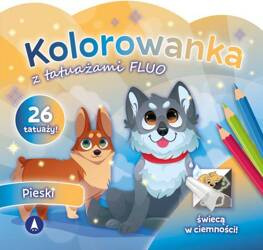 KSIĄŻECZKA FLUO-PIESKI 077605