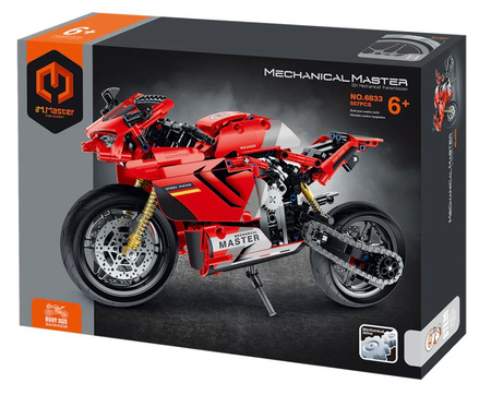 IM MASTER Klocki Ścigacz czerwony 557el 043685