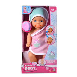 New Born brudny bobasek 30cm do kąpania 075200