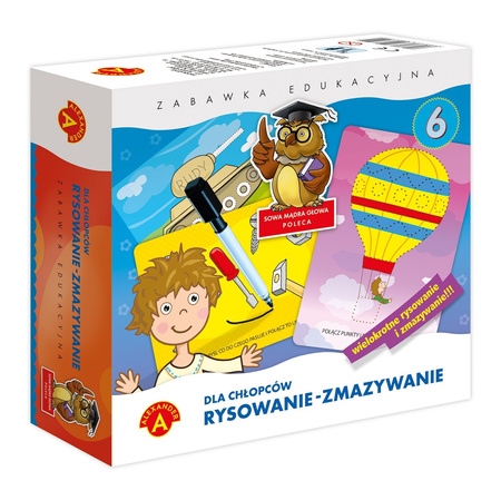 Rysowanie-zmazywanie 6 dla chłopców 007428