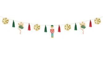 Girlanda papierowa Dziadek do orzechów 2m 184824