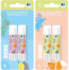 Klej sztyft  8g transparentny b&b kids pastel 2szt 259585