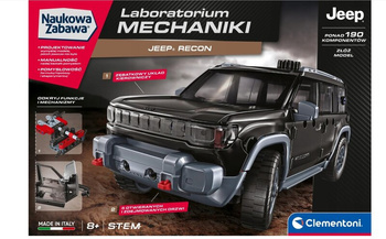 Clementoni Naukowa zabawa Laboratorium Mechaniki Jeep Recon 504015