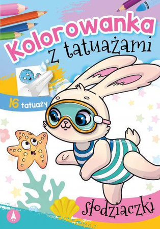 Kolorowanka z tatuażami Słodziaczki 072822