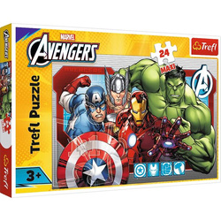 Puzzle Trefl 24 maxi Zawsze sprawiedliwi Marvel The Avengers 143782