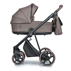 Roan wózek dziecięcy iVI 2.0 Vintage Collection Raisin Rum cocoa handle stelaż Black cocoa handle cocoa tires