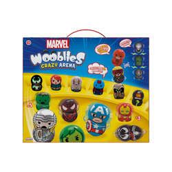 Wooblies Marvel - arena + 2 wyrzutnie + 4 fig 093779