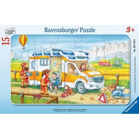 Puzzle ravensburger 15el w ambulansie 61709