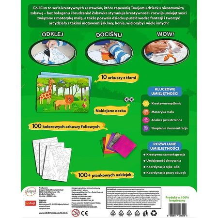 Trefl Skillmatics Dot it!With Foil Fun Świat Zwierząt 626049