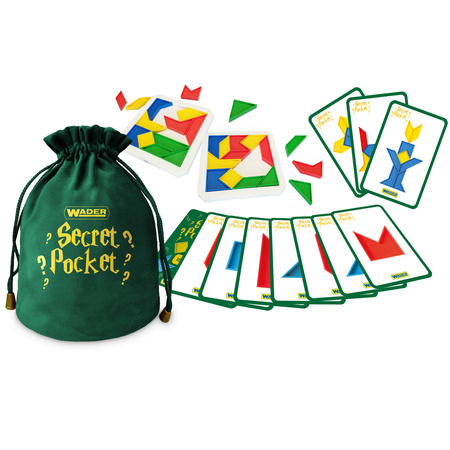 Play & Fun Secret Pocket Tangram Pop Art gra sensoryczna Wader 42522