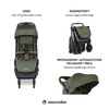 Easywalker Jackey Special Edition Kompaktowy samoskładający się wózek spacerowy z torbą transportową Emerald 113839