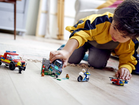 Lego 60319 City Akcja strażacka i policyjny pościg