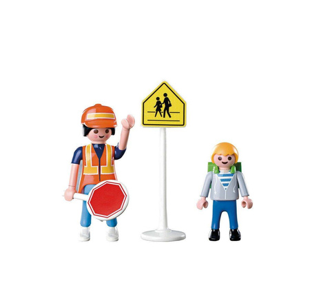 Playmobil 5939 Duo pack Opiekun dzieci przy przejściu dla pieszych 059390