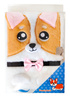 PAMIĘTNIK Z KŁÓDKĄ 3D WŁOCHACZ A5 96K MY LITTLE FRIEND CORGI 686931