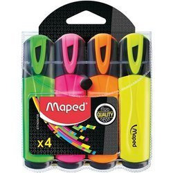 Zakreślacz maped 4kol fluo peps 425473