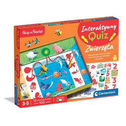 Clementoni Uczę się bawiąc! Interaktywny quiz Zwierzęta 509423